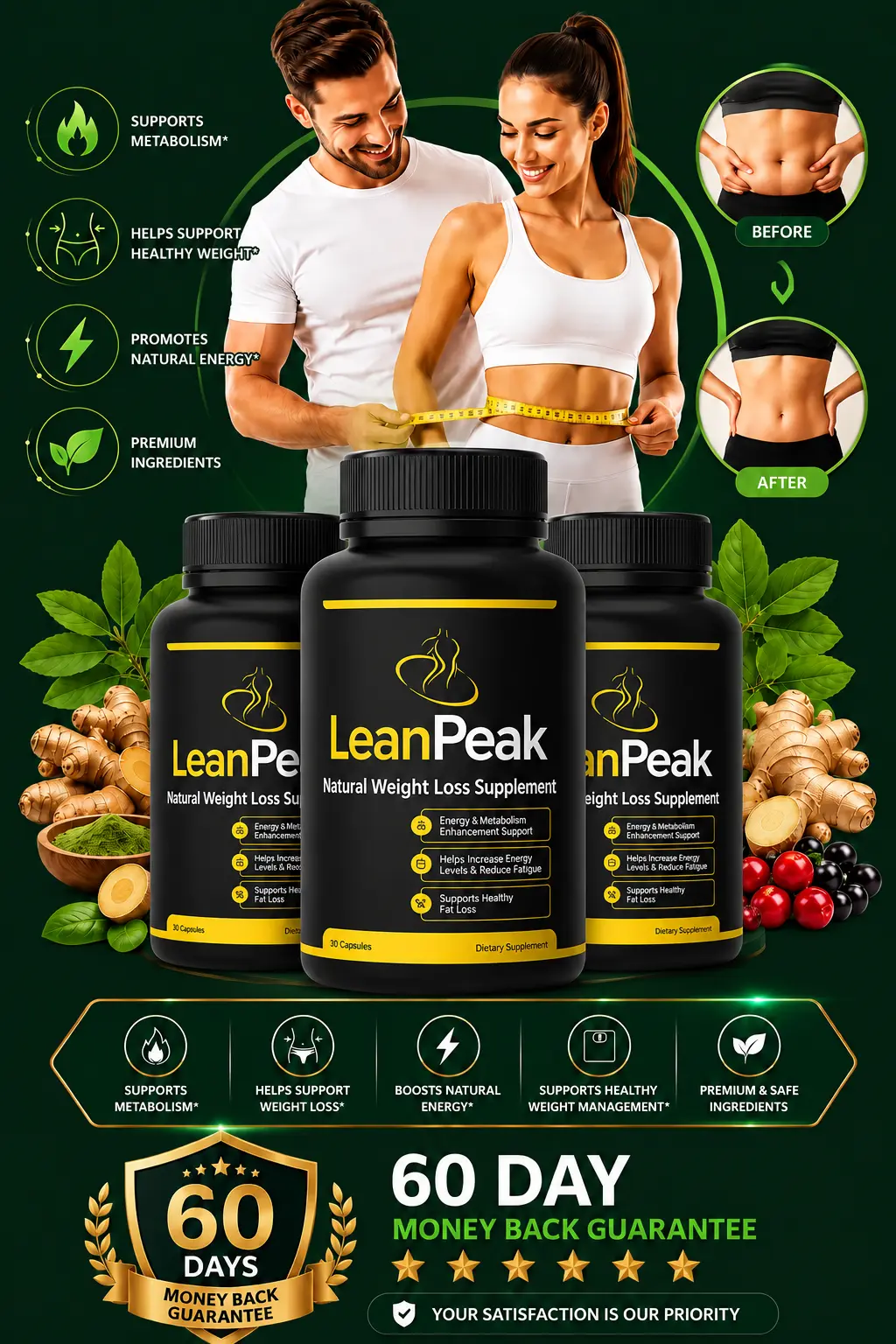 LeanPeak Natural Weight Management Supplement